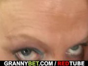 Granny is picked up and doggystyled 12/16