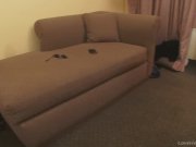 Black chick plowed by a big white dick 5/16