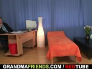 They pound big granny from both sides 2/16