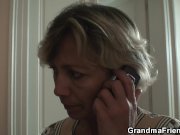 Threesome with granny and boys teen 6/16
