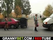 Old prostitute takes it from behind 1/16