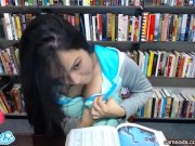 sexy teen latina gets naked inlibrary 10/16