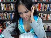 sexy teen latina gets naked inlibrary 5/16