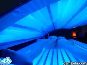 teen latina caught in tanning bed 12/16