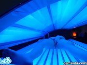teen latina caught in tanning bed 13/16