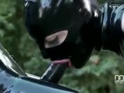 Latex Goddess Demolished With Rubber Cock 11/16