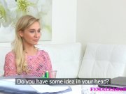FemaleAgent Agent fucks shy blonde with dildo 2/16