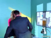 August Ames gets fucked at work - Brazzers 3/16