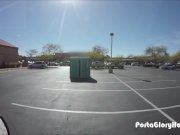 Porta Gloryhole BBW swallows cum in gym lot 16/16