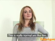 FakeAgent Shy babe goes all the way in office 3/16