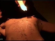 Morning walk in leash for faithful sub girl 12/16