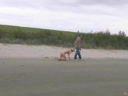 Morning walk in leash for faithful sub girl 2/16