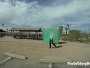 Porta Gloryhole Blonde milf swallowing cum 11/16