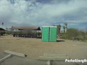 Porta Gloryhole Blonde milf swallowing cum 13/16