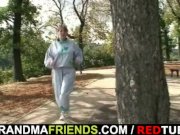 Old bitch is picked up and fucked 1/16