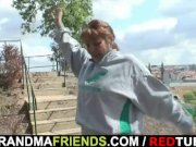 Old bitch is picked up and fucked 3/16