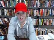 teen latina in public library showing tits  9/16