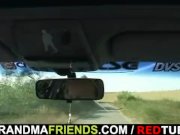 He picks up and bangs granny outside 4/16