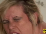 Mature british sub gets BDSM sex humiliation 6/16