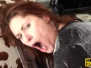 Redhead bdsm brit dominated with anal fucking 11/16