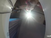 Busty blonde Leya takes a super sexy bath 2/16