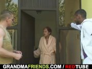 Two dudes have fun with granny 8/16