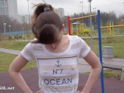 Jeny Smith pantyhose workout 10/16