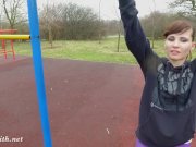 Jeny Smith pantyhose workout 4/16