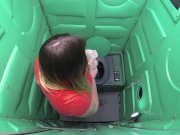 Porta Gloryhole BBW sucks cock in public 11/16