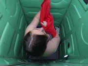 Porta Gloryhole BBW sucks cock in public 6/16