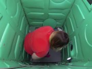 Porta Gloryhole BBW sucks cock in public 8/16