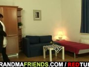 He drills her fat old pussy 2/16