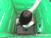 Porta Gloryhole latina swallows cum in public 3/16