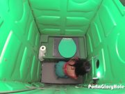 Porta Gloryhole latina swallows cum in public 4/16
