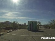 Porta Gloryhole Blonde teen sucks off strangr 1/16