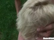 Blonde Mama Jana Receives Rough Fucking Outdo 11/16