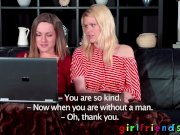 Girlfriends Hot babes lesbian couch sex 2/16