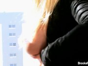 Sexy Brooke Banner teases and toys her pussy 3/16