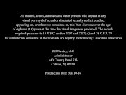 Skinny slave girl sucks man's feet and ass 16/16