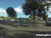 Porta Gloryhole Redhead sucks doctors cocks 3/16