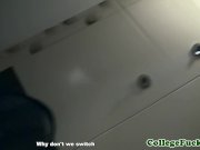 Coed sluts suck for jizz at halloween party 3/16