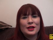 Busty british redhead dominated with roughsex 1/16