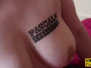 Busty british redhead dominated with roughsex 15/16