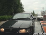 Granny double penetration outdoor 1/16