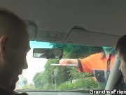 Granny double penetration outdoor 4/16