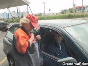 Granny double penetration outdoor 6/16