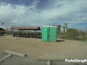 Porta Gloryhole Blonde milf sucking dick in t 1/16