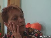 Cock hungry mother in law gets busted riding  1/16