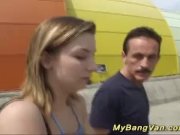 shy teen picked up for bangvan orgy 3/16