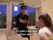 Fake Cop Lucia takes a policemans helmet anal 3/16